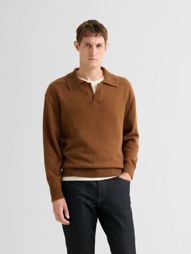 Pull col ouvert en laine mélangée - Devred - Modalova