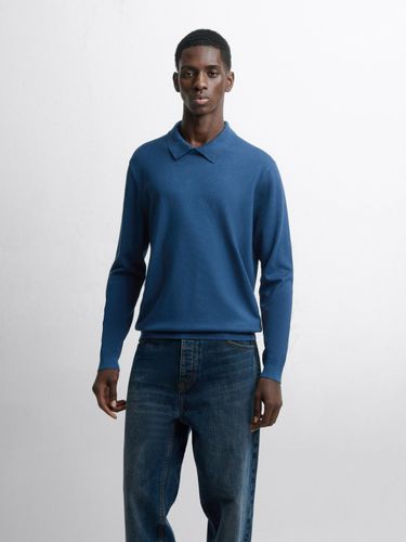 Pull col polo viscose certifiée mélangée - Devred - Modalova