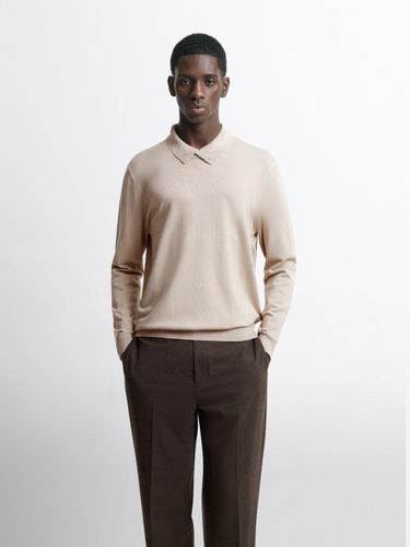 Pull col polo viscose certifiée mélangée - Devred - Modalova