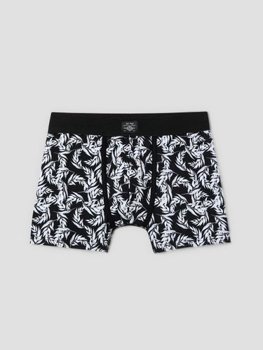 Boxer en coton élasthanne à motif - Devred - Modalova