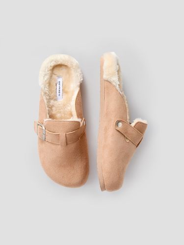 Chaussons sabots suédé intérieur fourré - Devred - Modalova