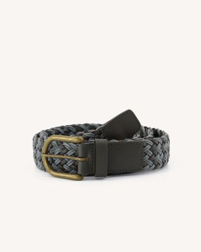 Ceinture corde kaki et gris - FAGUO - Modalova