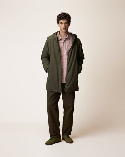 Parka imperméable kaki - FAGUO - Modalova