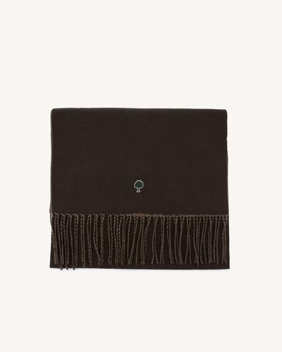 Echarpe marron et taupe - FAGUO - Modalova