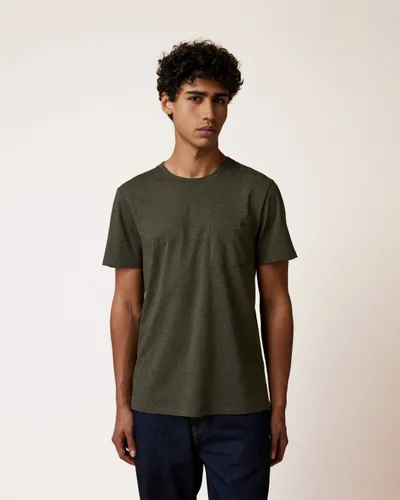T-shirt vert foncé coton - FAGUO - Modalova