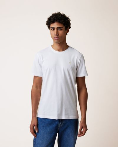 Tshirt brodé arbre coton recyclé - FAGUO - Modalova