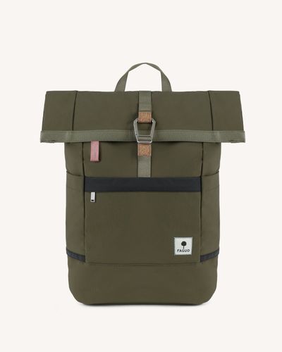 Sac à dos ordinateur olive - FAGUO - Modalova