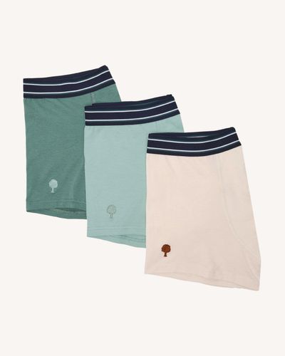 Boxer écru et lichen coton - FAGUO - Modalova