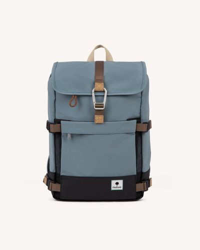 Sac à dos déperlant bleu grisé - FAGUO - Modalova