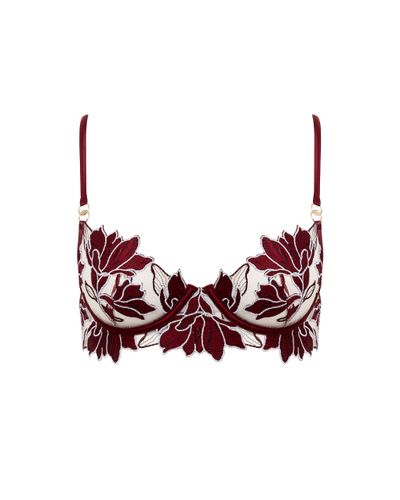 Geneva Embroidered Longline Bra Cherry - Bluebella - US - Modalova