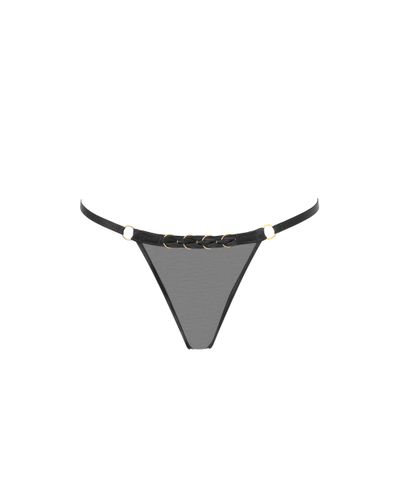 Suri Mesh Open Panties Black - Bluebella - US - Modalova
