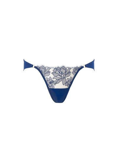 Avery Microfibre Embroidered Panty Navy Peony - Bluebella - US - Modalova