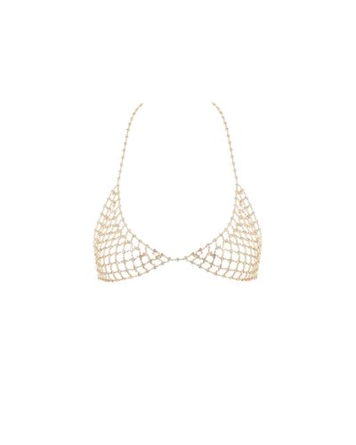 Bluebella Marli Soutien-Gorge Sans Armature En Strass Doré - Bluebella - FR - Modalova