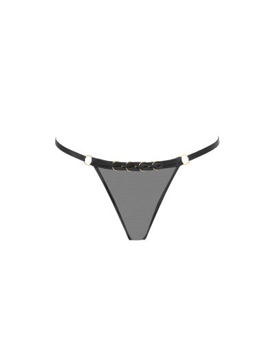 Suri Mesh Open Panties Black - Bluebella - US - Modalova