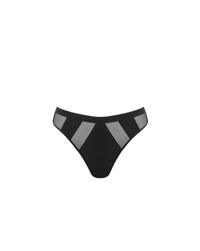 Orla Sheer Mesh Panty Black - Bluebella - US - Modalova