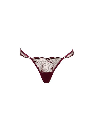 Marabel Embroidered Sheer Panty Cherry - Bluebella - US - Modalova