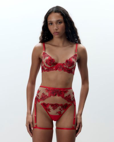 Lavanya Garter Belt Thigh Harness Red - Bluebella - US - Modalova