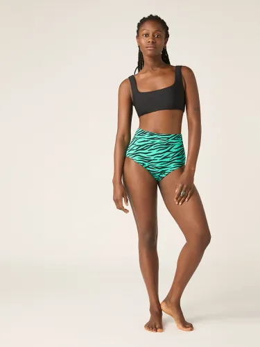 Womens Swimwear Recycled Hi-Waist Bikini Brief Light-Moderate Absorbency Period Swimwear / / 18/2XL / Light Moderate - Modibodi - Modalova
