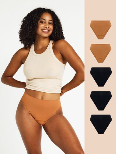 Modibodi ModiComfort Seamless Hi-Leg Brief 5 Pack / 36-38 / 36-38 - Modibodi EU - Modalova