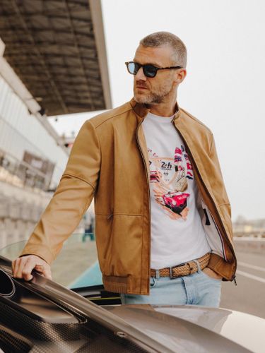 Blouson col motard 24h Le Mans - IZAC - Modalova