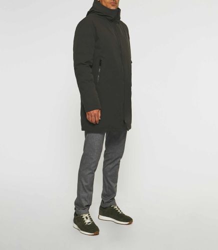 Parka longue à capuche kaki MIRKO - IZAC - Modalova