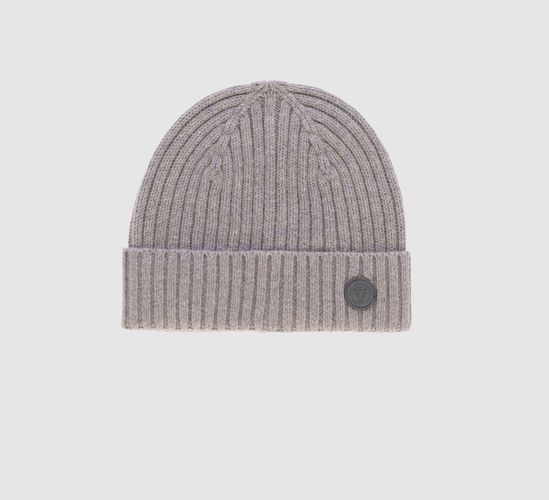 IZAC - Bonnet en maille gris chiné - IZAC - Modalova