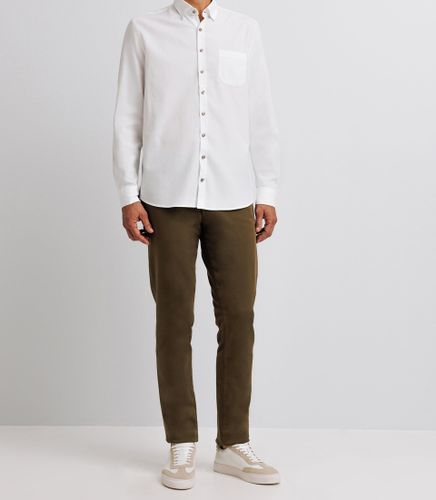 Chemise à coudières blanche - IZAC - Modalova
