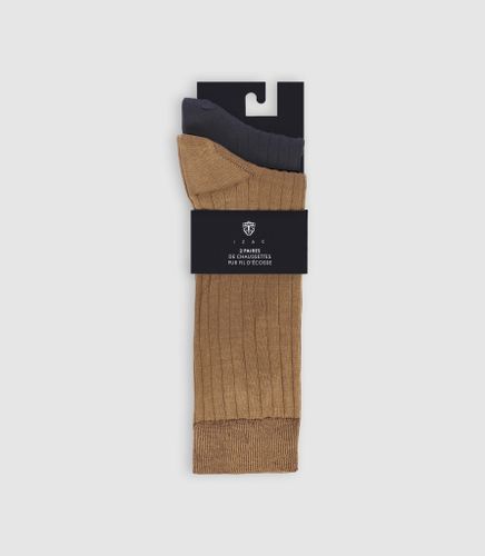 Pack de chaussettes unies marine - IZAC - Modalova