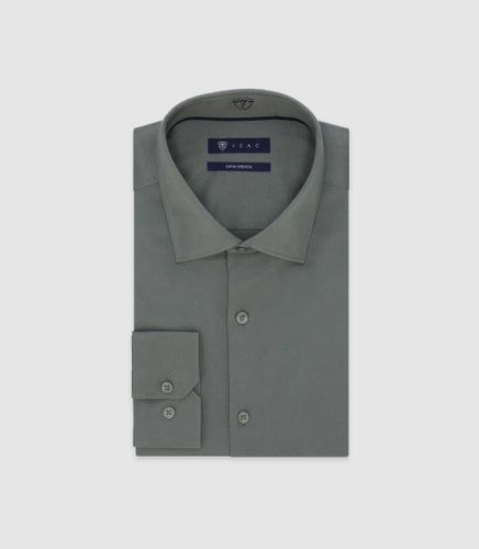 IZAC - Chemise slim verte - IZAC - Modalova