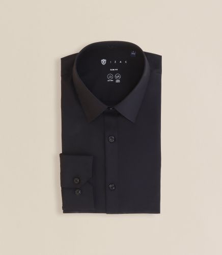 IZAC - Chemise col français noire - IZAC - Modalova