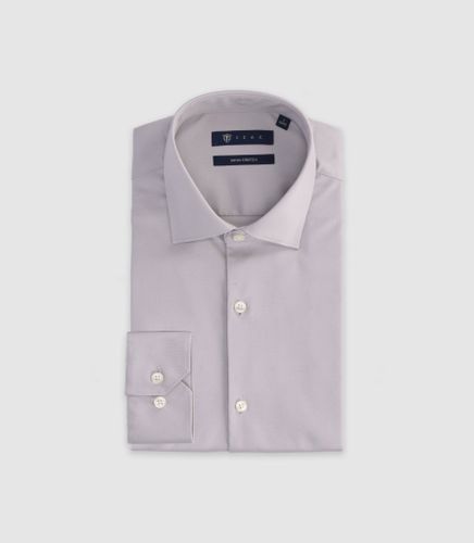 IZAC - Chemise ville ajustée grise - IZAC - Modalova