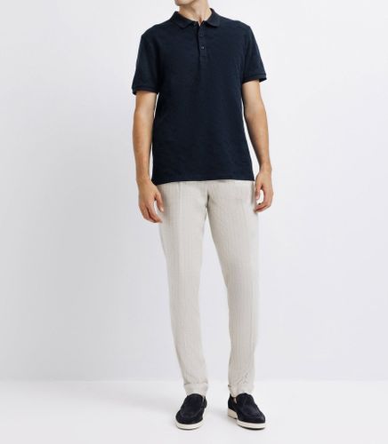 IZAC - Polo nid d'abeille marine - IZAC - Modalova