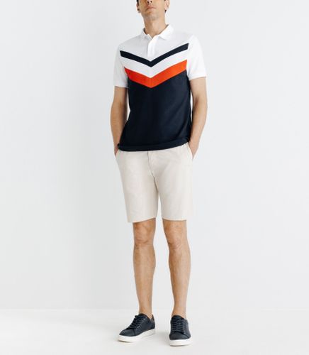 IZAC - Polo avec rayures marine - IZAC - Modalova