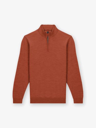 IZAC - Pull col zip brique - IZAC - Modalova