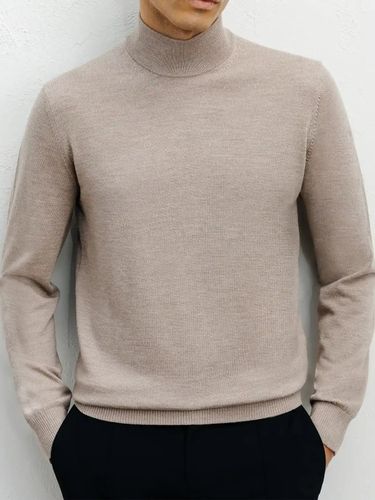 IZAC - Pull col cheminée beige - IZAC - Modalova