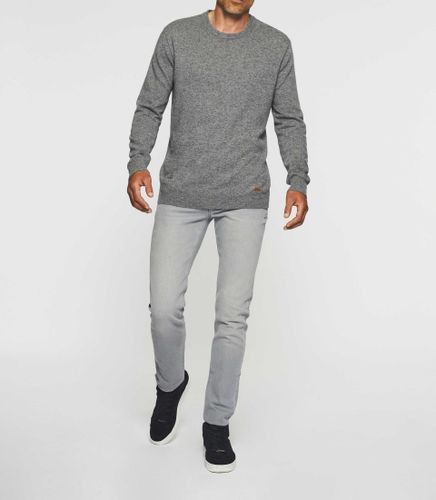 Pull col rond laine-cachemire BERTOLDO - IZAC - Modalova