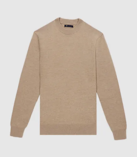 IZAC - Pull col rond BEIGE - IZAC - Modalova