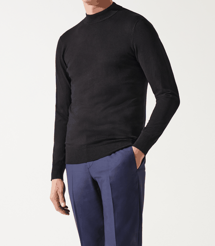 IZAC - Pull col rond rayé noir - IZAC - Modalova