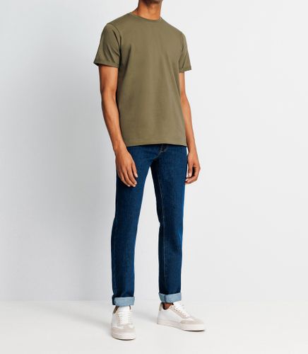 IZAC - T-shirt uni kaki - IZAC - Modalova