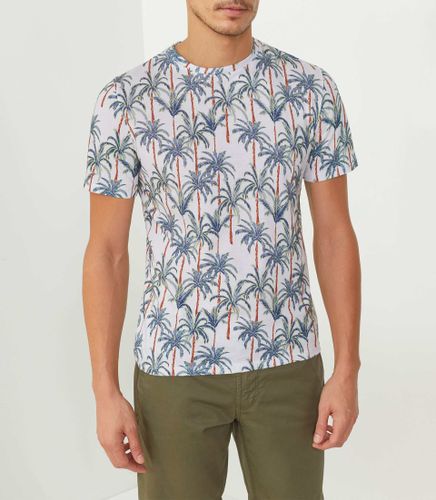 T-shirt col rond imprimé ''Xylane'' - IZAC - Modalova