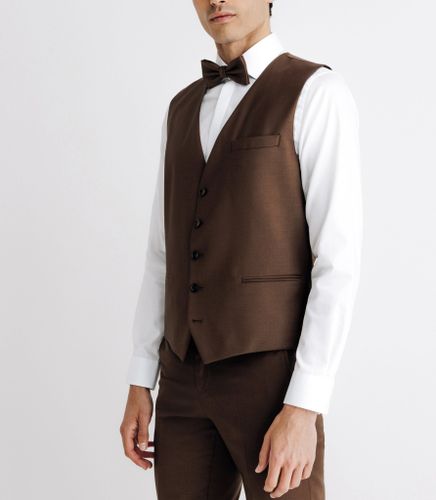 Gilet de costume aspect brillant - IZAC - Modalova