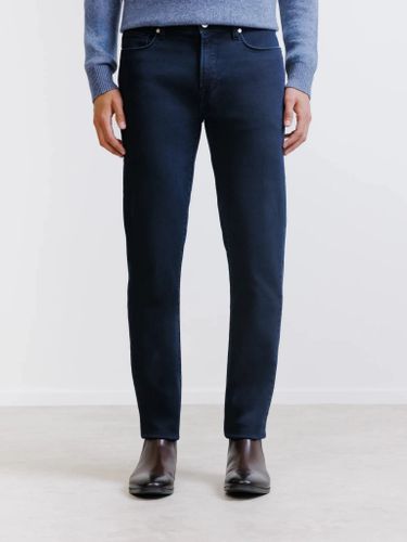 IZAC - Jean 5 poches slim marine - IZAC - Modalova