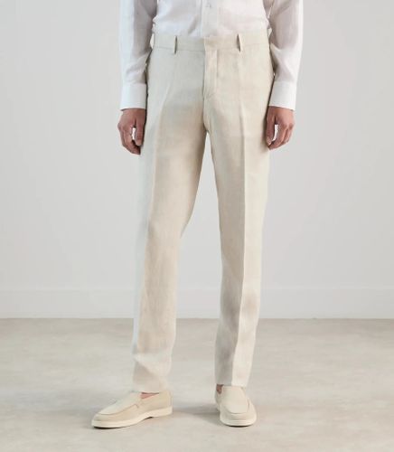 Pantalon ville 100% lin - IZAC - Modalova