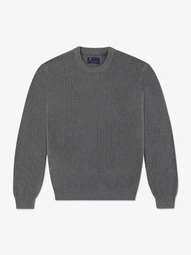 Pull col rond uni jeu de point - IZAC - Modalova