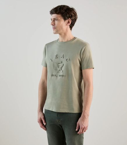 T-shirt à manches courtes sauge - IZAC - Modalova
