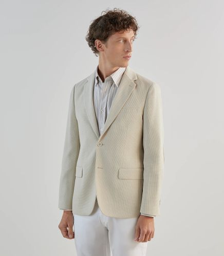 Veste casual en tissu armuré - IZAC - Modalova