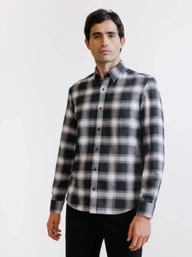 IZAC - Chemise à carreaux noire - IZAC - Modalova