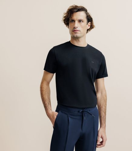 IZAC - T-shirt col rond noir - IZAC - Modalova