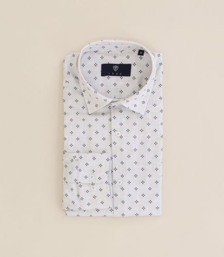 Chemise 100% coton col français - IZAC - Modalova