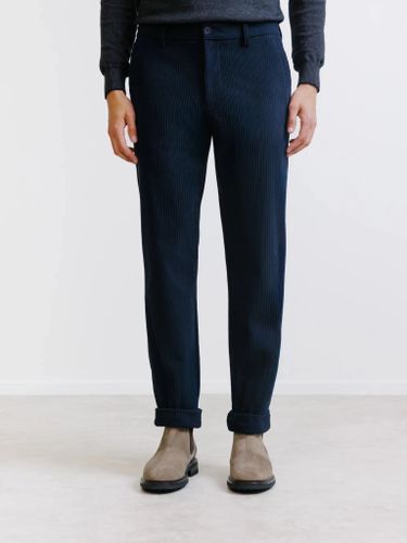 IZAC - Pantalon en velours marine - IZAC - Modalova